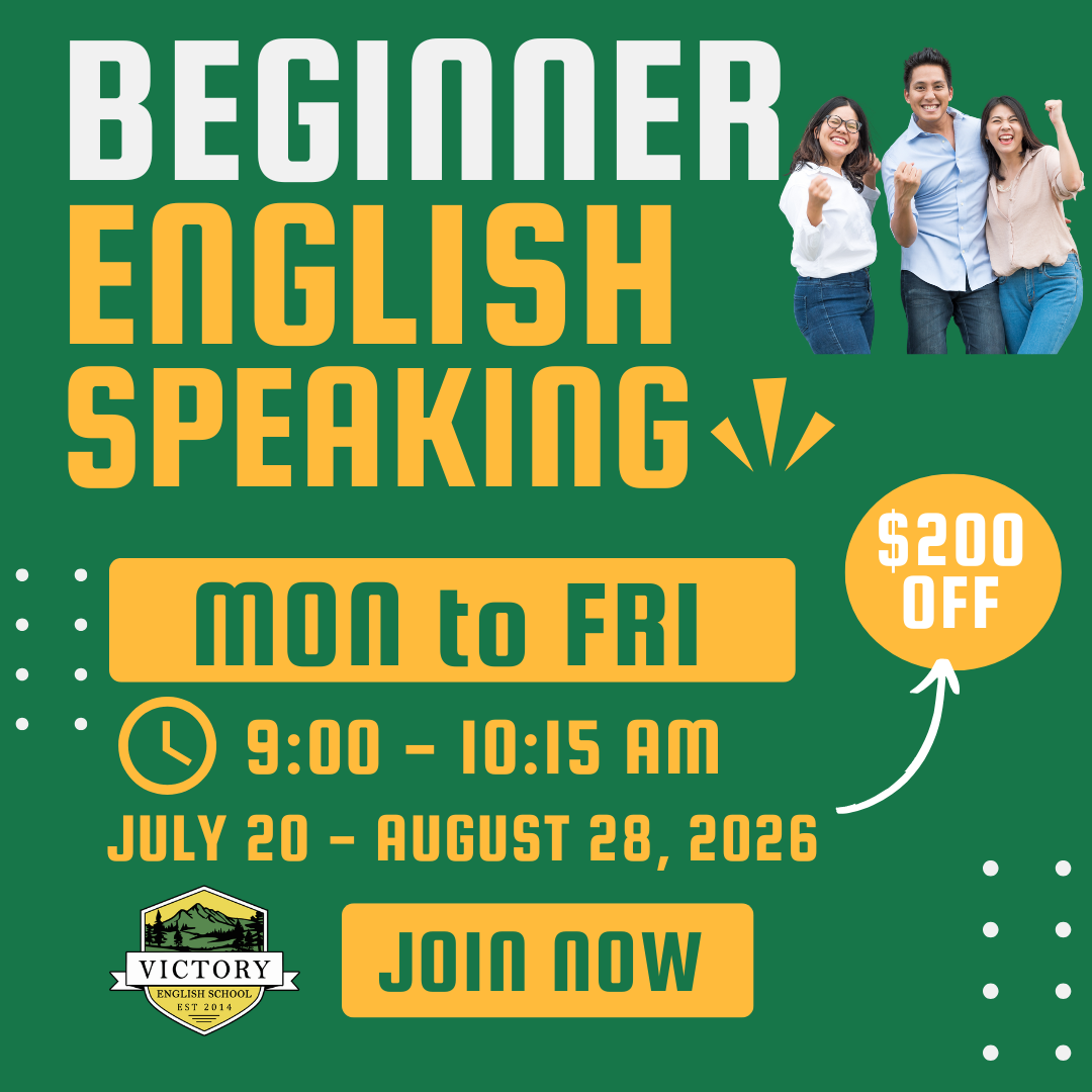 BEGINNER Speaking Class - Summer 2026 SALE