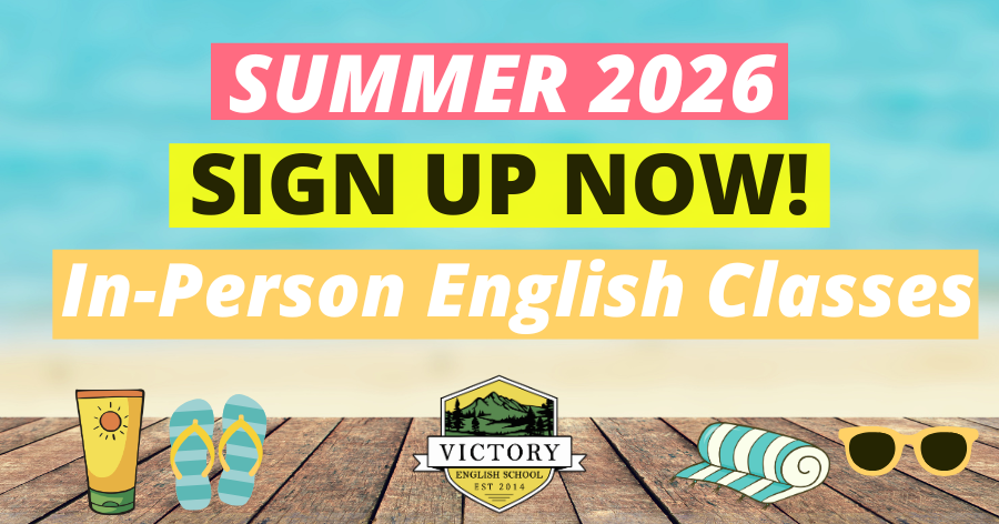 Summer 2026 English Speaking Classes