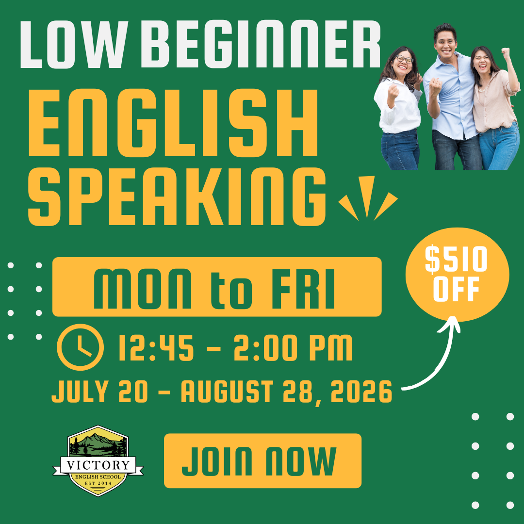 BEGINNER Speaking Class - Summer 2026 SALE